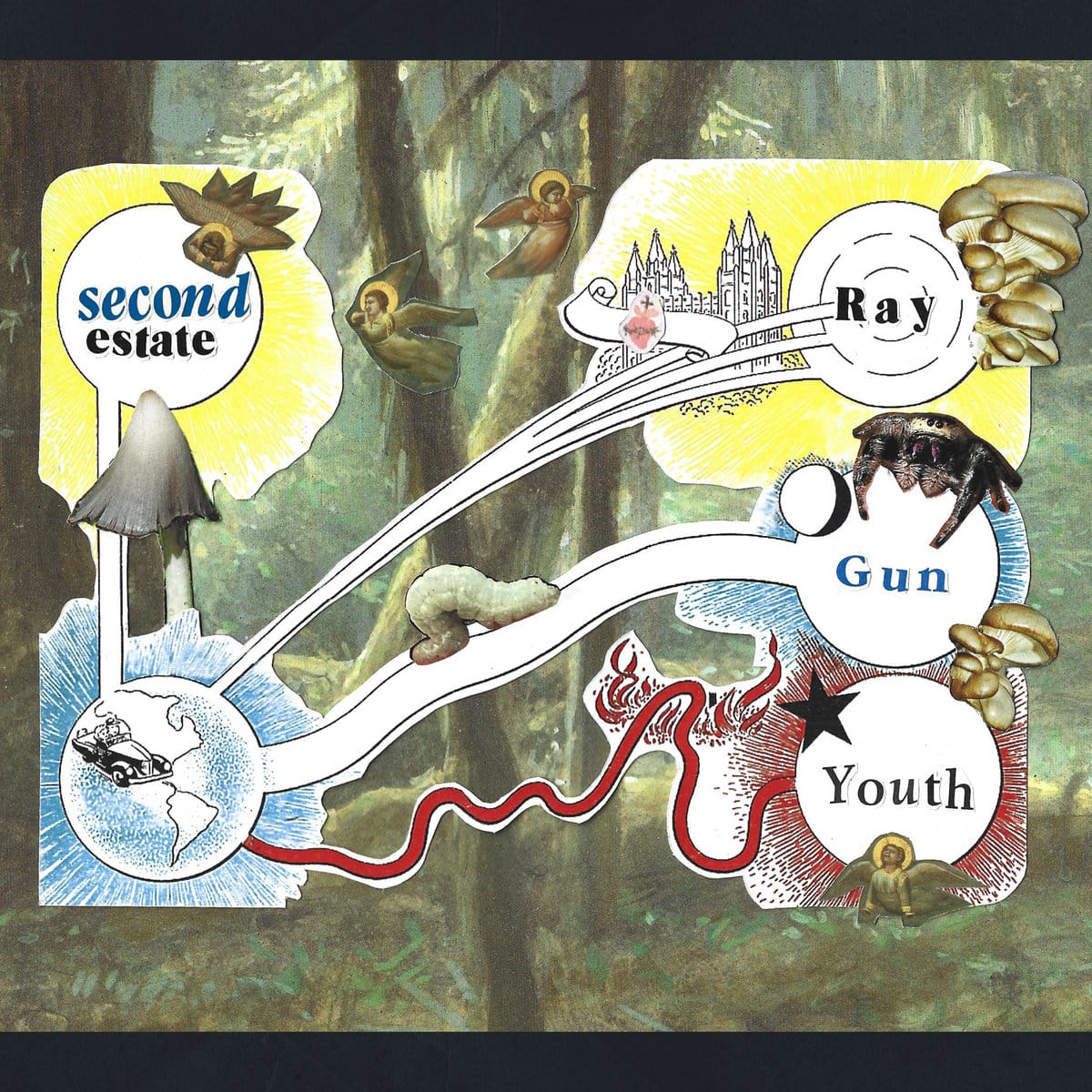 Second Estate album artwork, by Maya Geiselhart